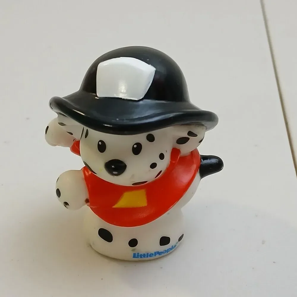Fisher Price Firefighter Nurse Dog Little People Figures 2.5